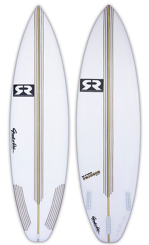 Surfboard with carbon and high density stringers